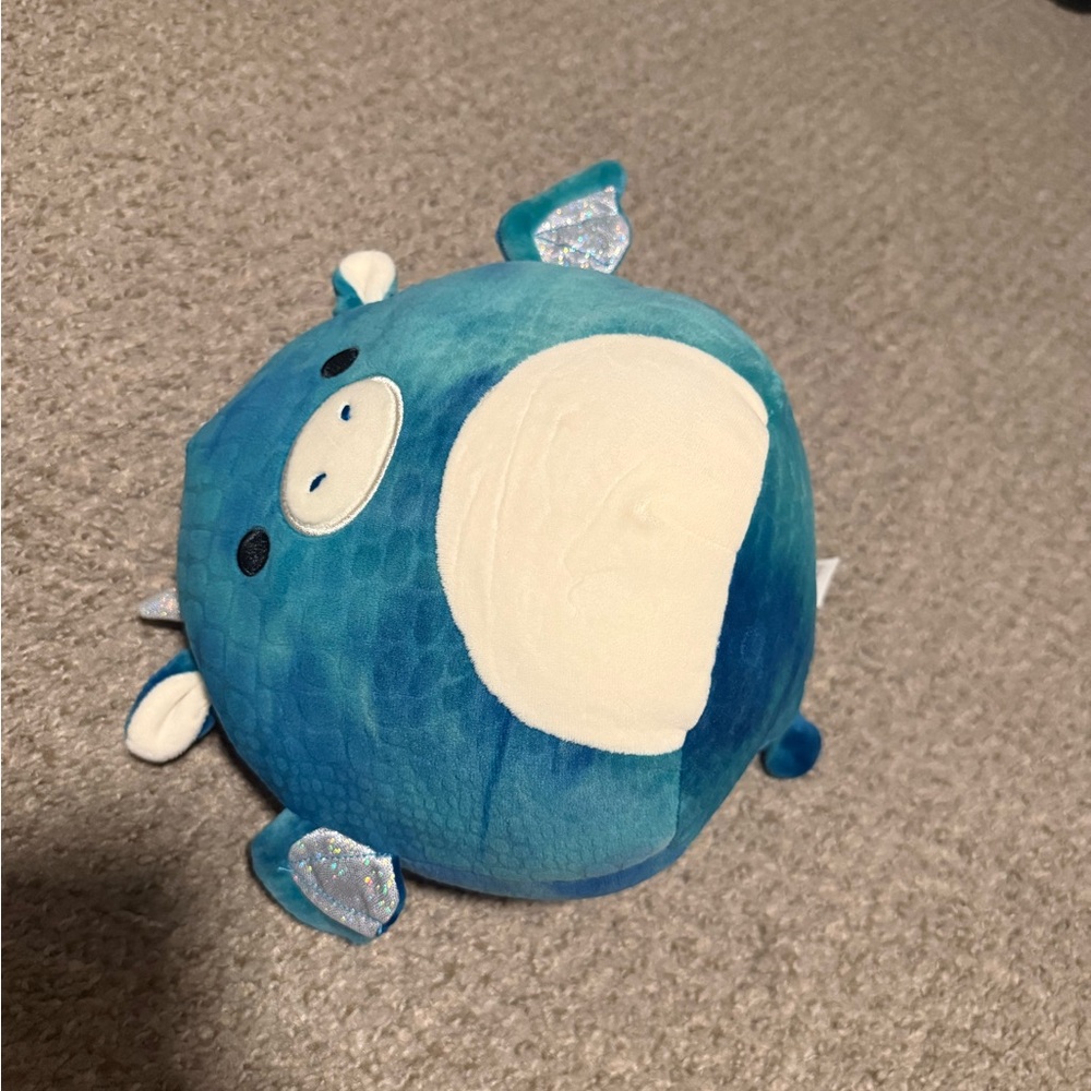 Squishmallows Blue and Cream Stuffed Animal